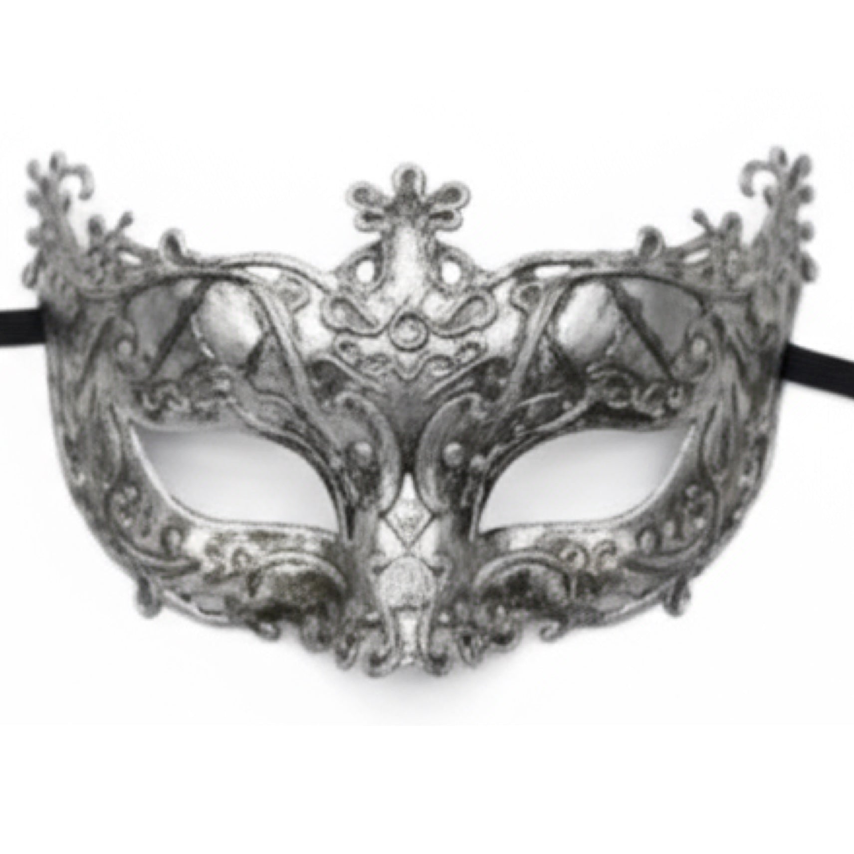 New Year Masqeurade mask Ball - Silver VI