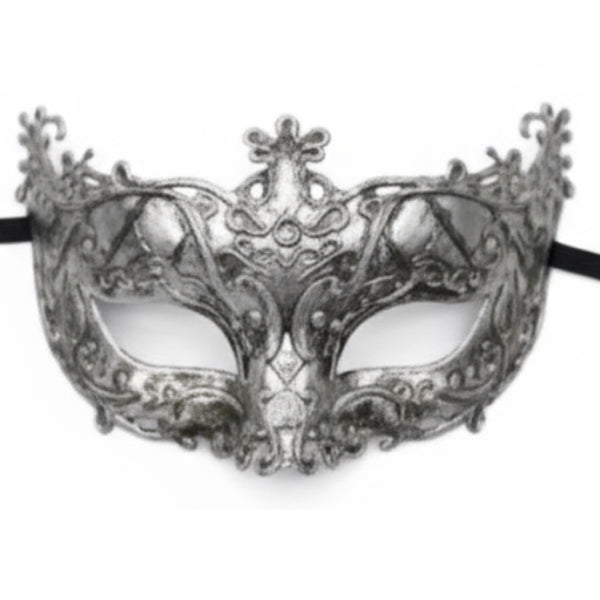 New Year Masqeurade mask Ball - Silver VI
