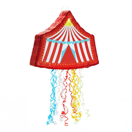 Circus Pinata Including Mallet , eye Mask & paper scraps