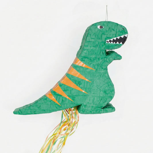 Dinosaur Pinata Including Mallet , eye Mask & paper scraps