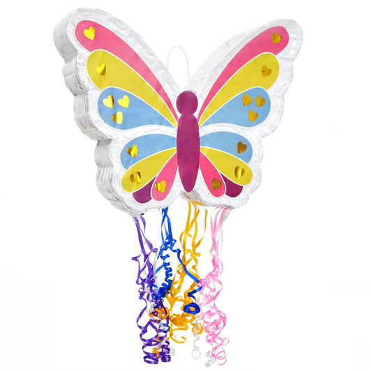 Butterfly fairy Pinata Including Mallet , eye Mask & paper scraps