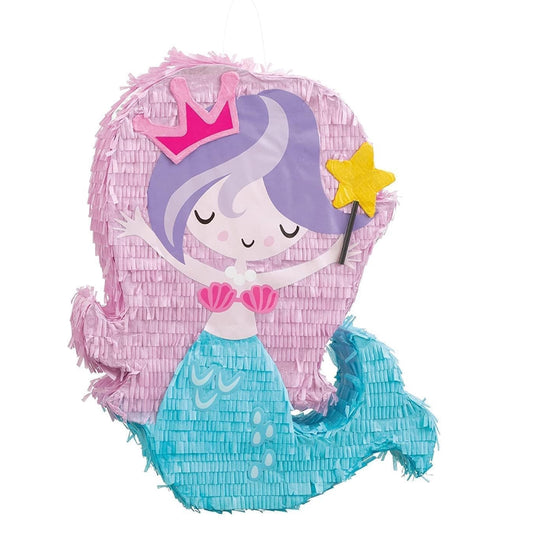 Mermaid Pinata Including Mallet , eye Mask & paper scraps (Copy) (Copy)