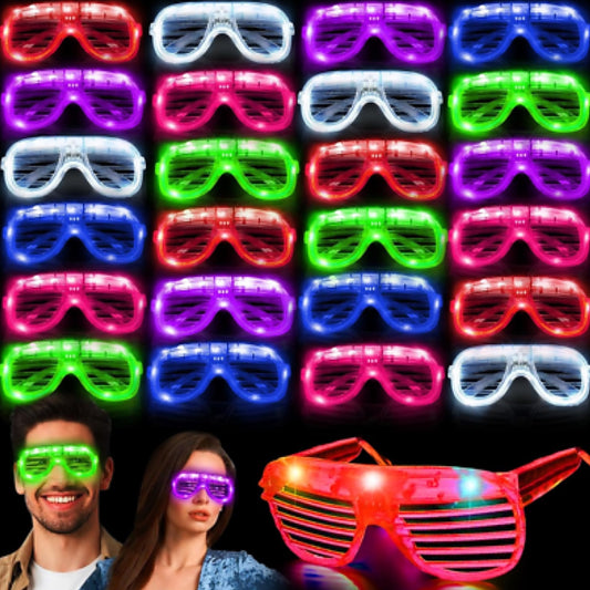 New Year Led Glasses - 1 Pc