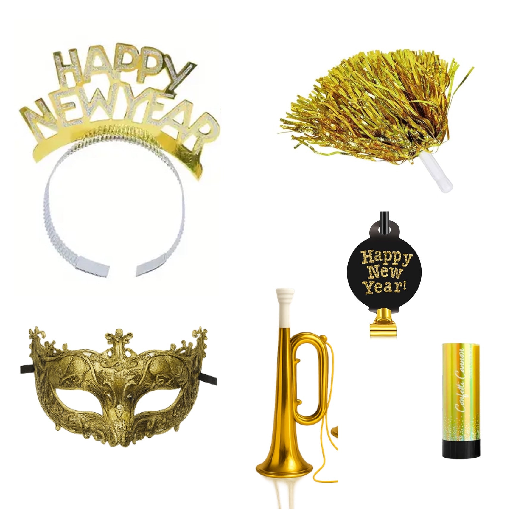 New Year Cotillion Female Premium Gold