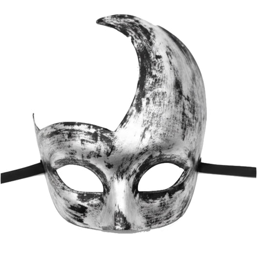 New Year Masqeurade mask - Mardi Gras Silver