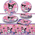 Load image into Gallery viewer, Kuromi Tableware Set 10 Pcs

