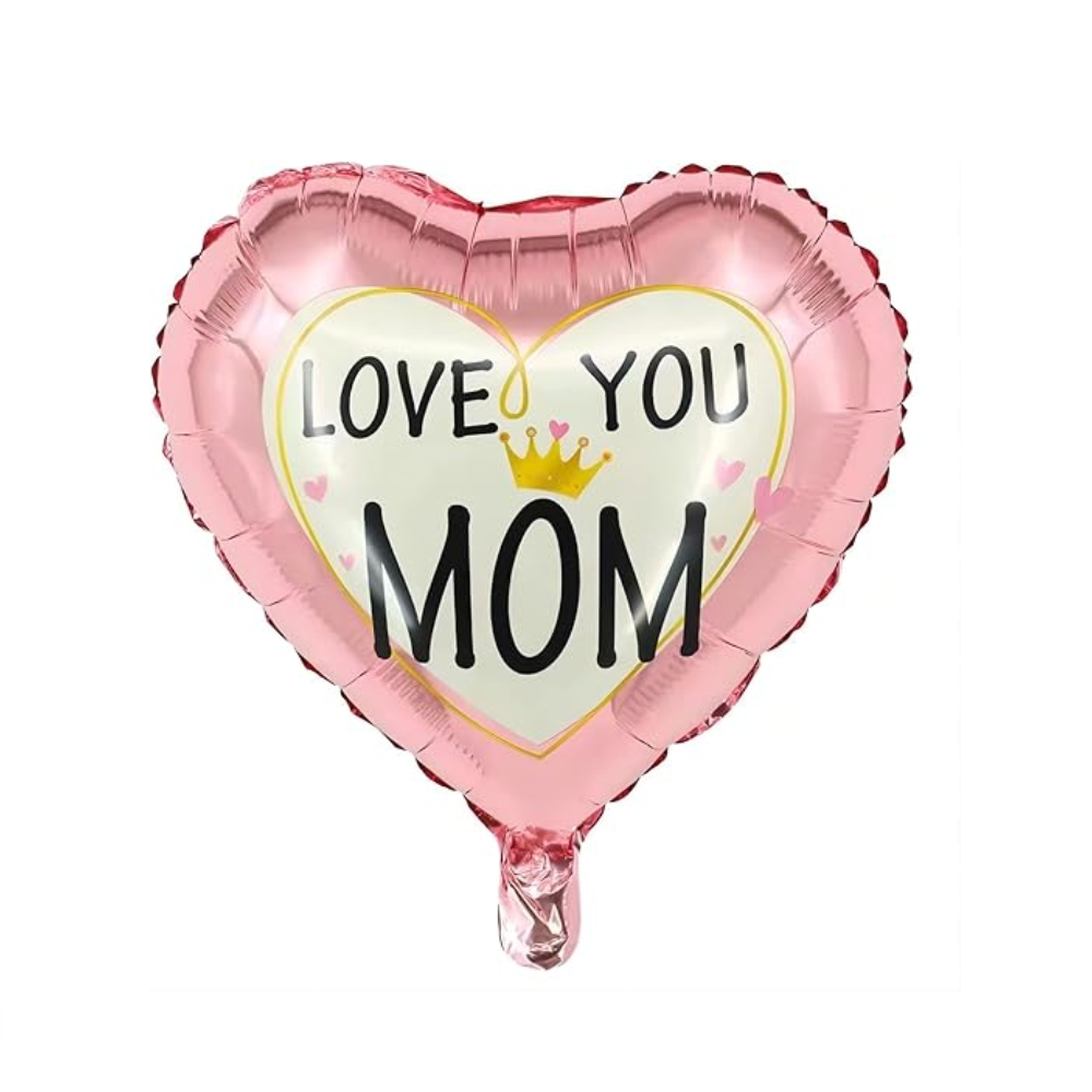 Love You Mom Foil Balloon - Helium