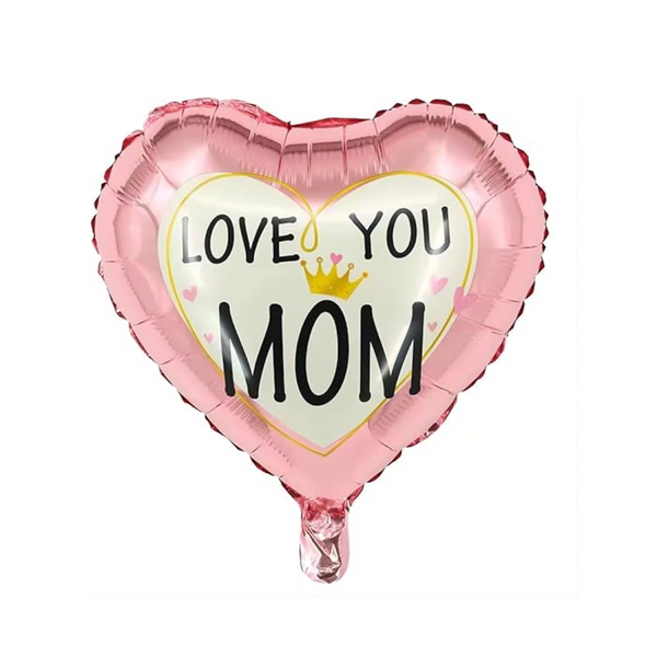 Love You Mom Foil Balloon - Helium