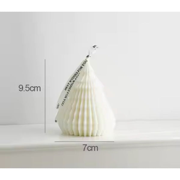 Luxury Aromatic Fragrance Christmas Tree Shaped Scented Soy Wax Candles