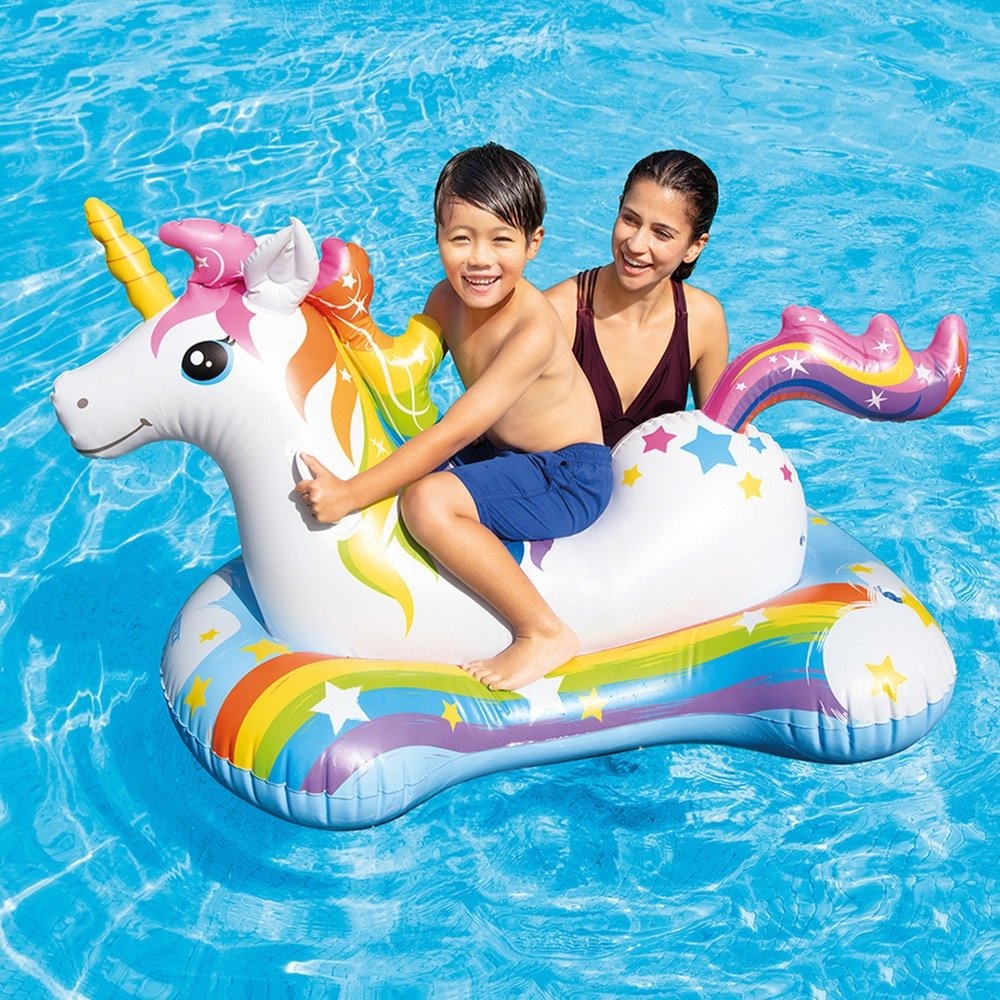 Intex Magical Unicorn Ride-on Pool Float 163cmX86cm