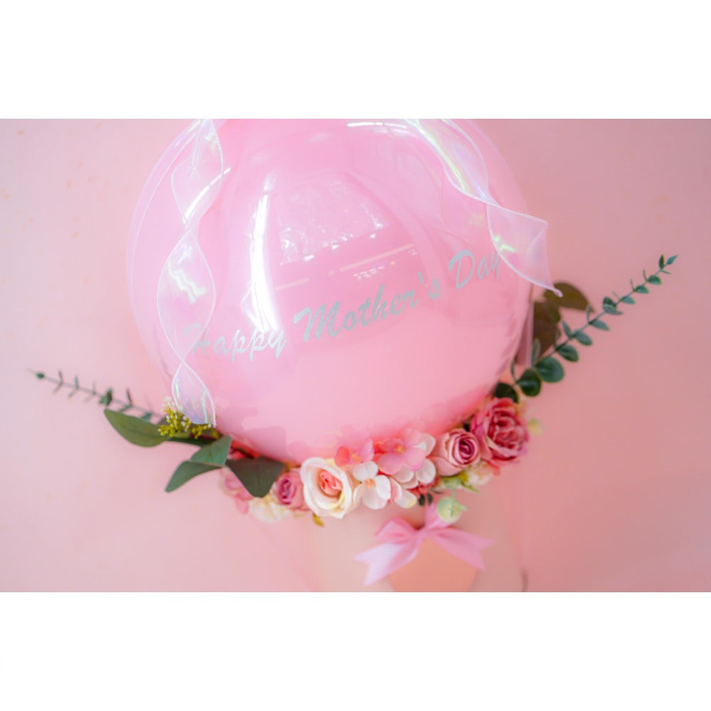 Mother's Day Mama Love Bobo Flower Light Pink Balloon Arrangement