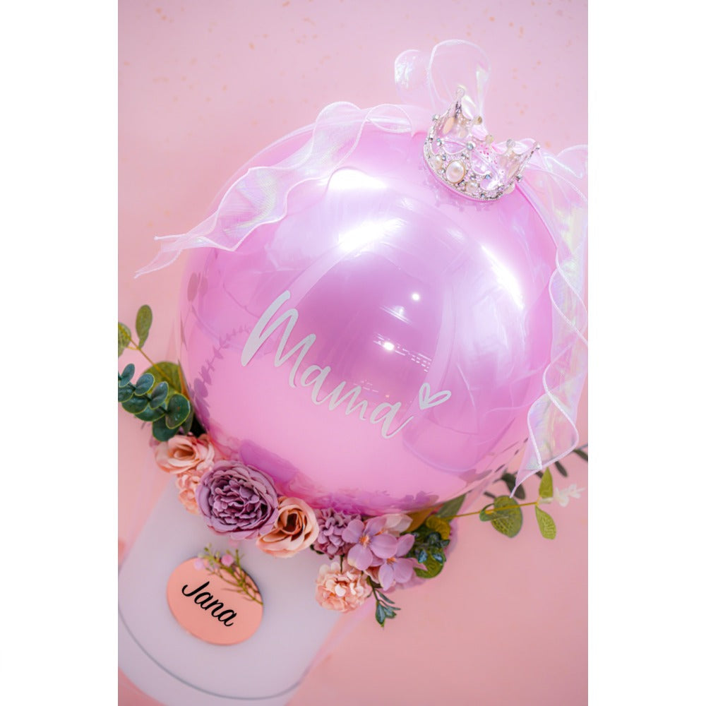 Mother's Day Mama Bobo Flower Pink Balloon Arrangement