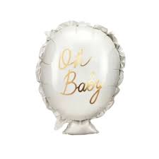 Hello Baby Ovale Foil Balloon