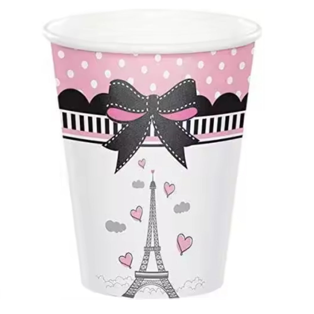 Paris Theme Cups
