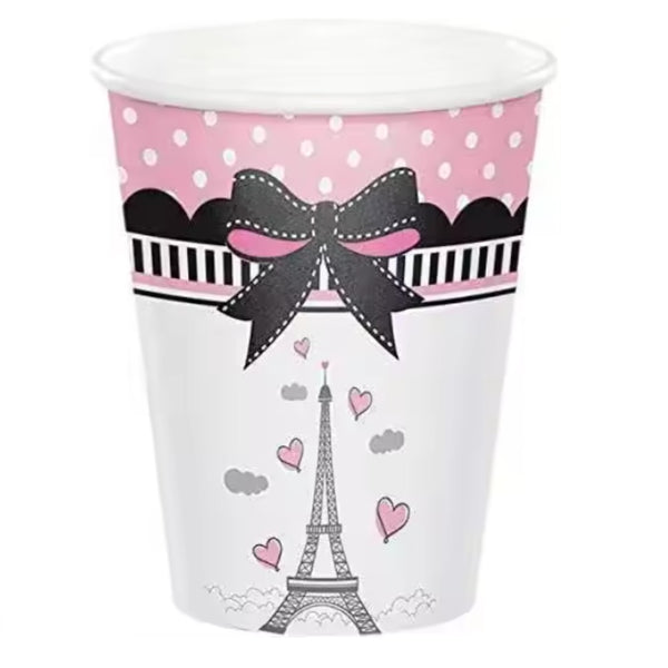 Paris Theme Cups