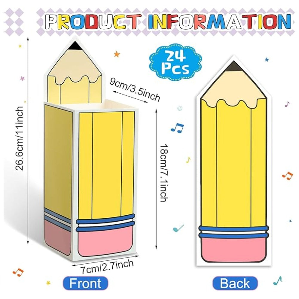 Pencil Box - 24 Pcs