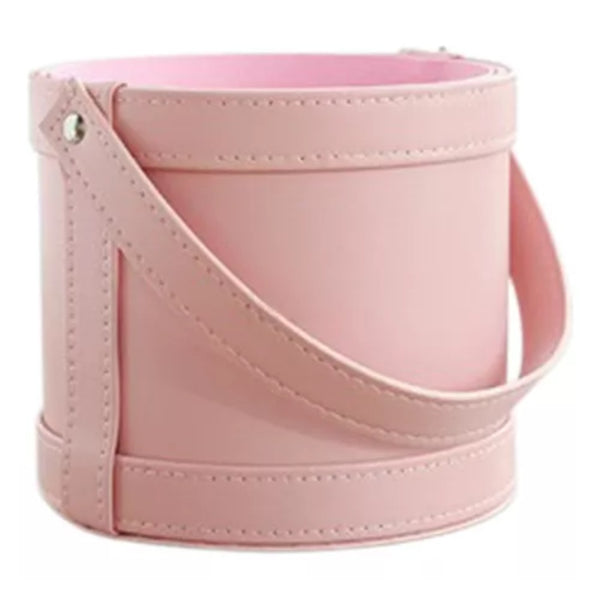 Leather Pink Flower-Gift Box 18*16cm
