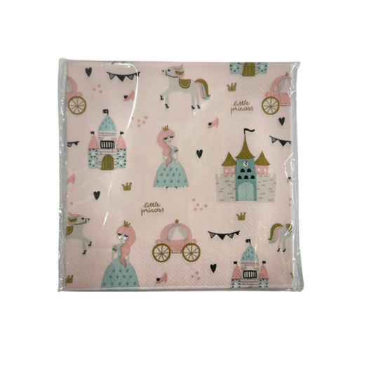 Princess Themed Napkins 16 pcs