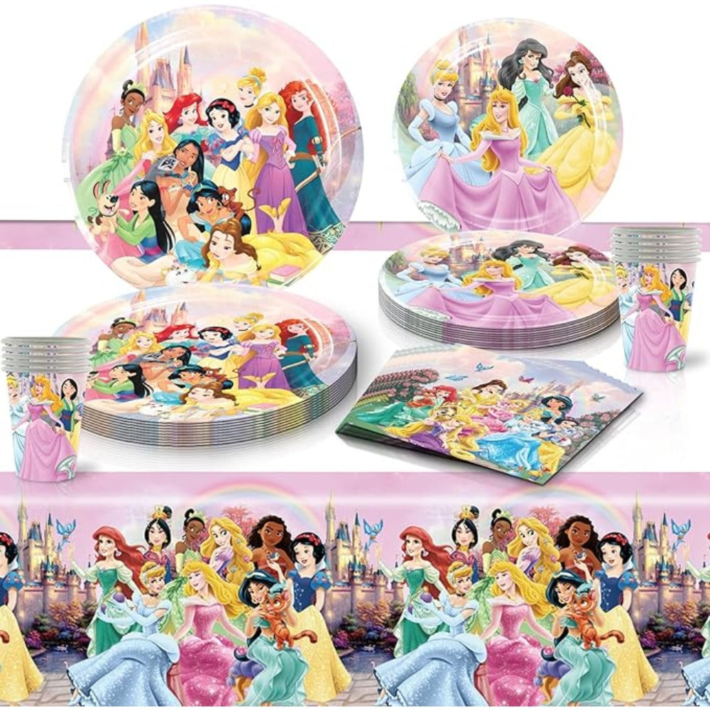 Disney Princess Theme Tableware Set 10 Pcs