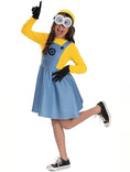 Load image into Gallery viewer, Despicable Me Minion Costume Dress for Girls with Gloves, Goggles, and Headband
