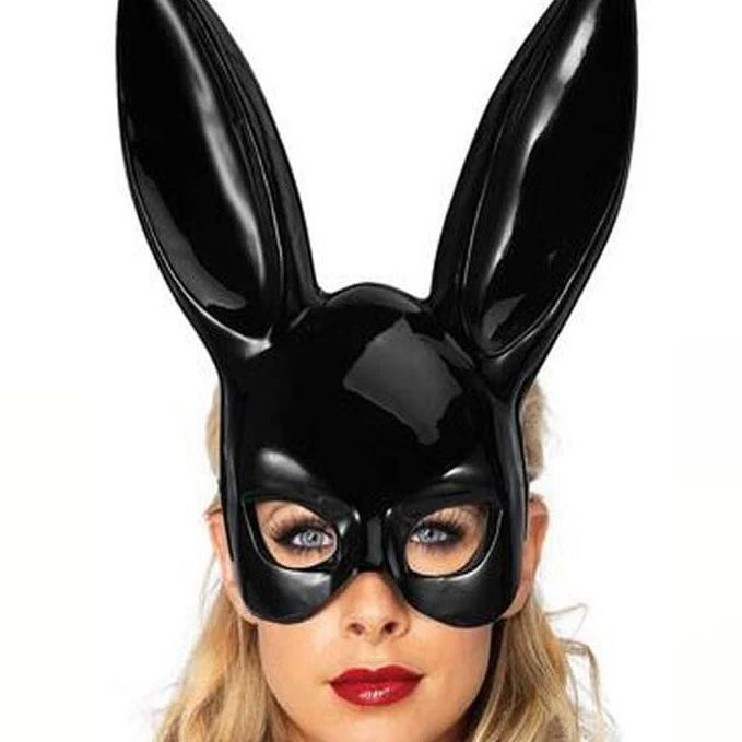 Rabbit Mask for Women Bunny Mask 18*38cm
