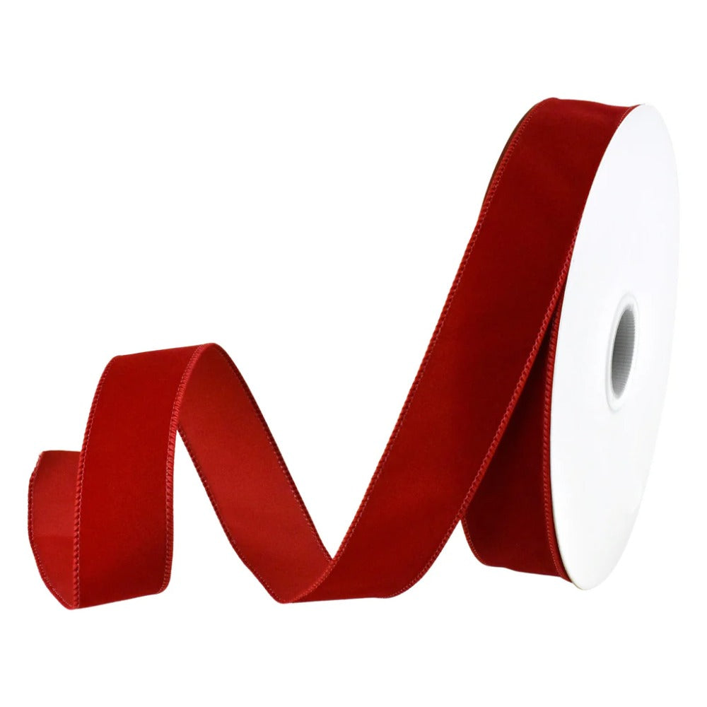 Red Velvet Ribbon W 2.5 Cm X 4 M in Length