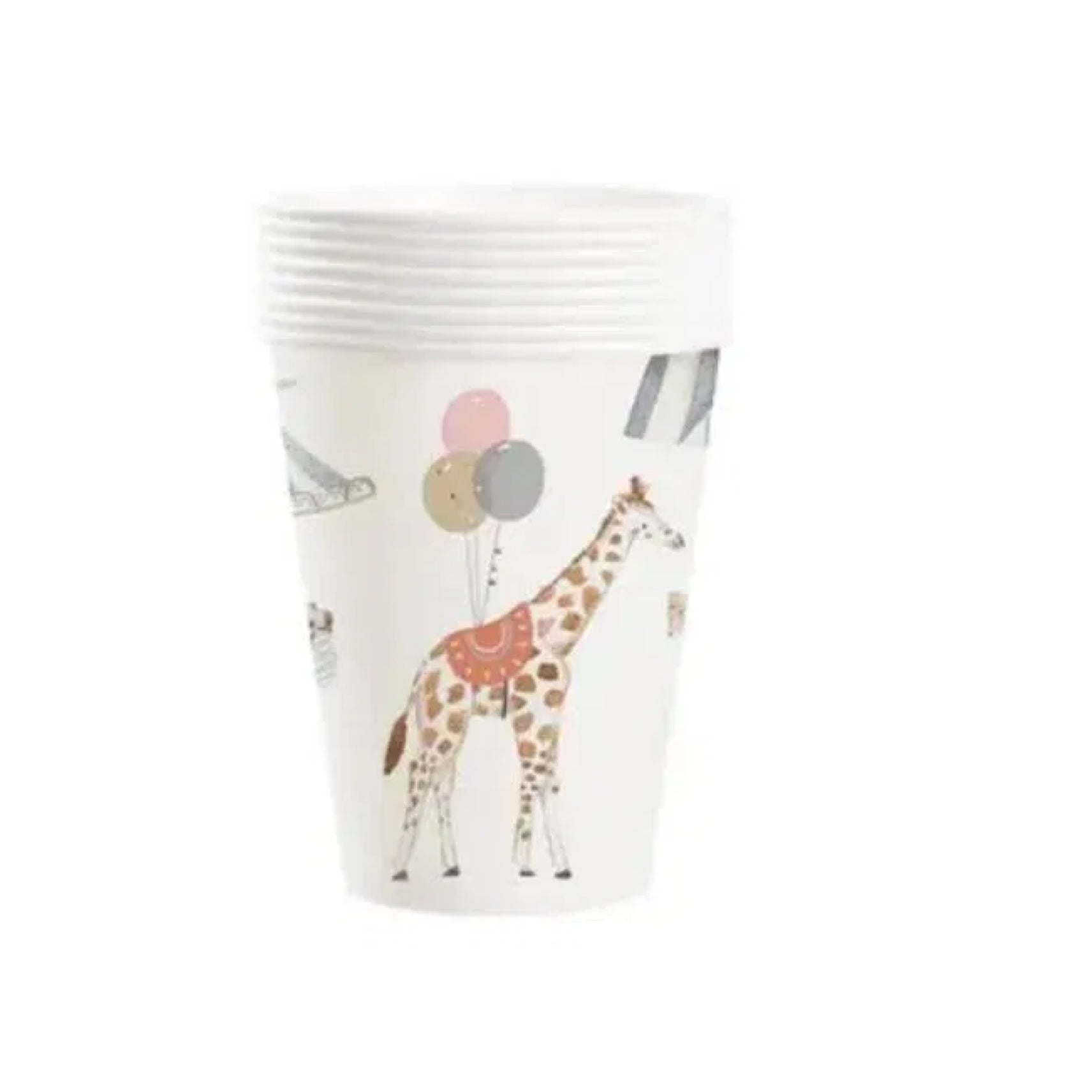 Circus Theme Paper Cups