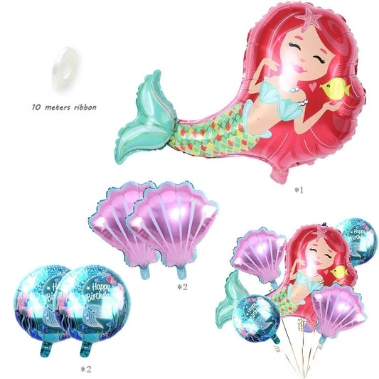 Mermaid Balloon Set Ocean Series