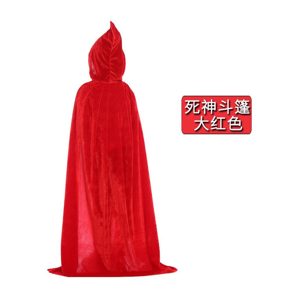 Red Hooded Cloak Costume