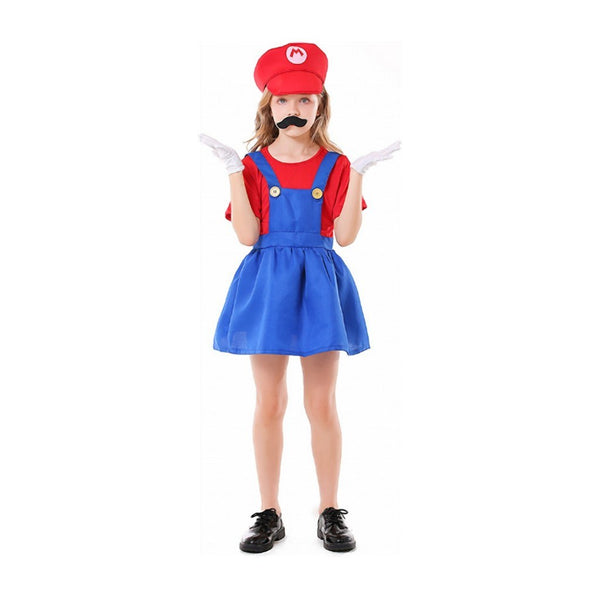 Kids Super Mario Dress Costume