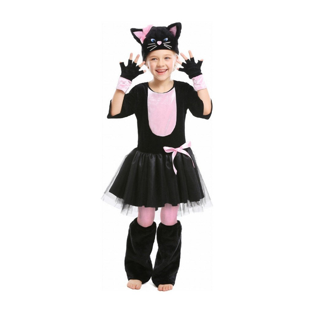 Girls Black Cat Costume