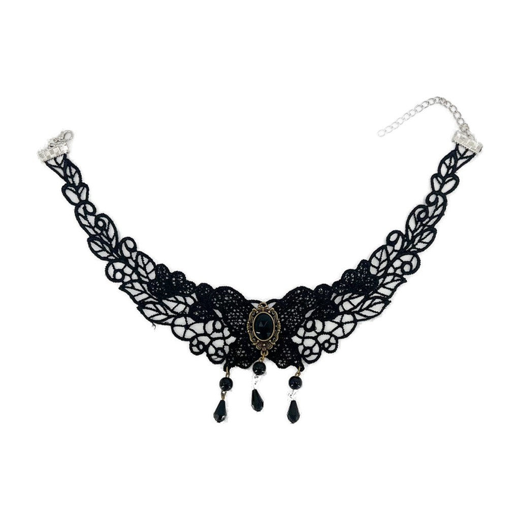 Black Lace Choker Necklace