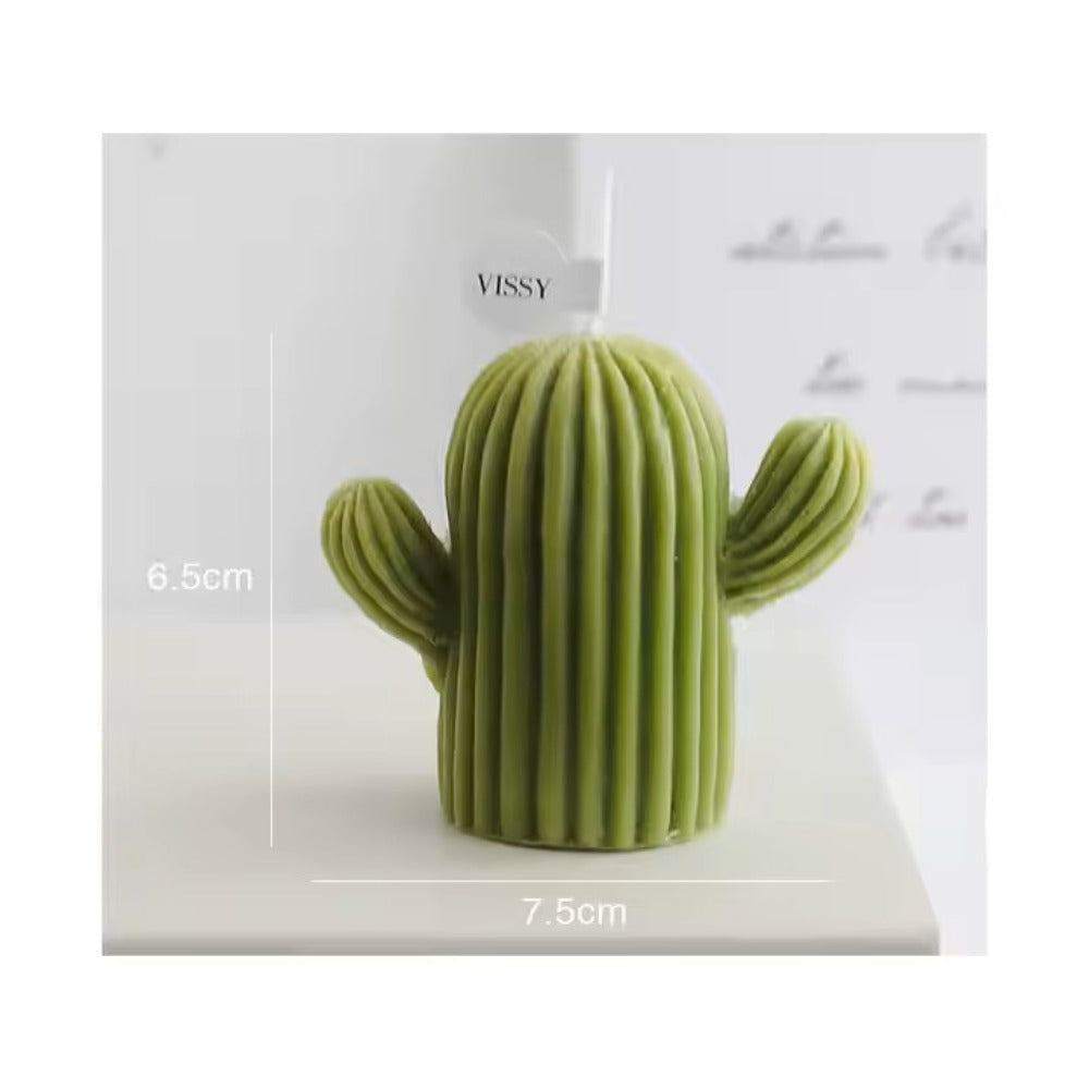 Forest moss Scented Candle Cactus Tree Soy Wax Home Decor