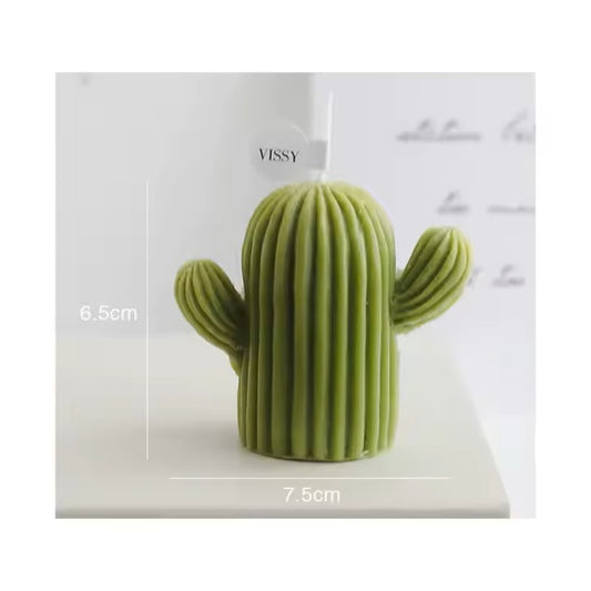 Forest moss Scented Candle Cactus Tree Soy Wax Home Decor