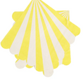 Load image into Gallery viewer, Carousel Stripe Party Theme Tableware Set (Yellow)
