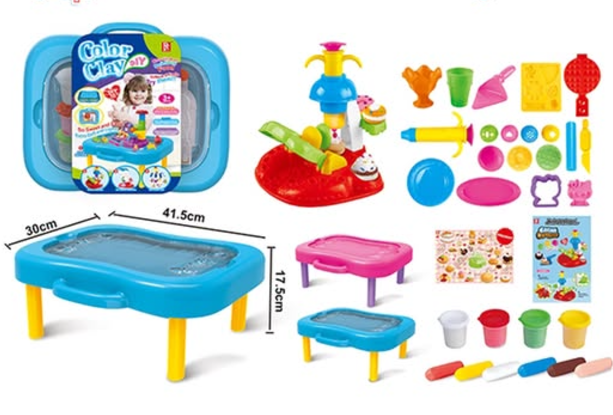 Play Dough Table with Kit