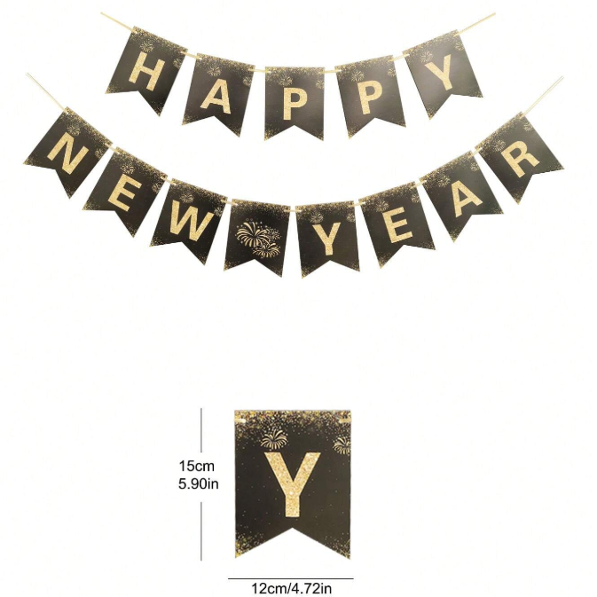 Happy New Year Garland
