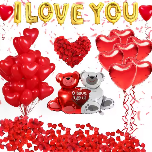 I love you Balloon Decoration