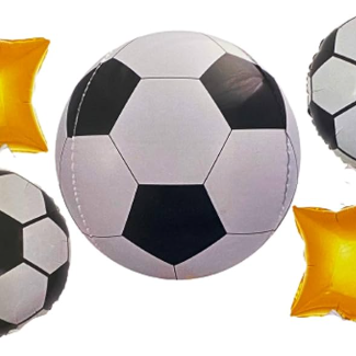 Soccer & Stars Balloon set of 5