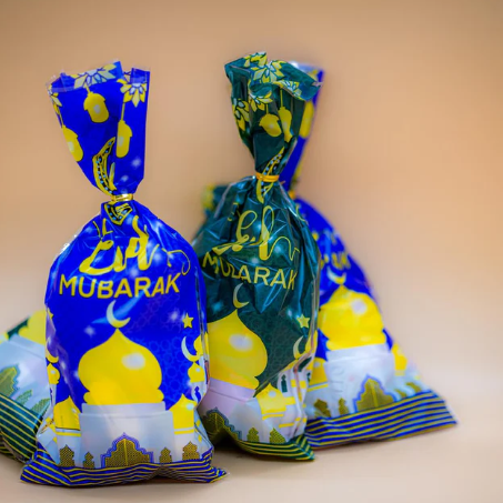 Garangao Eid Mubarak 20 Pack Candy Gift Bags - Only Bags