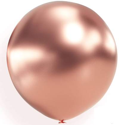 18 Inch Chrome Balloons (Rose Gold)