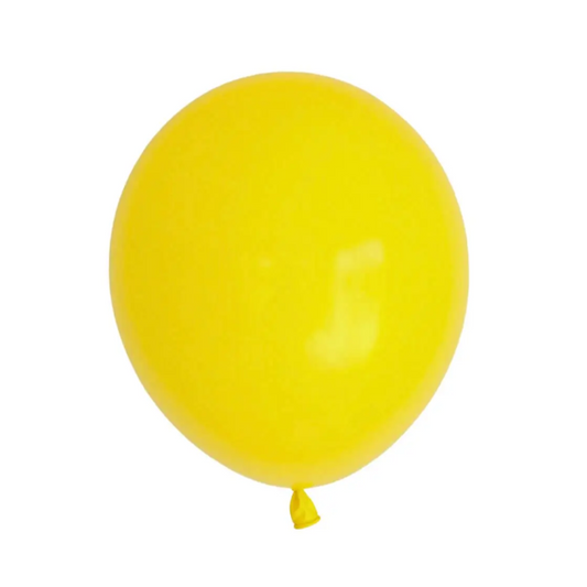 Helium 12 Inch Standard Balloons (Yellow)