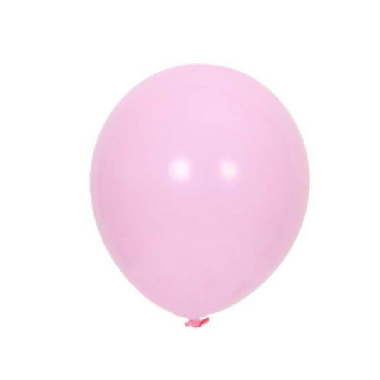 Helium 12 Inch Macaron Latex Balloon (Baby Pink)