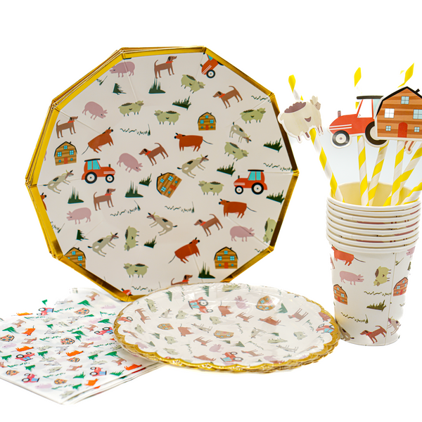 Barnyard Theme Tableware Set