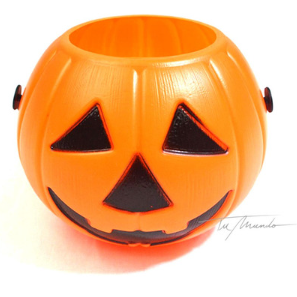 Pumpkin Candy Bucket (14X17 CM)