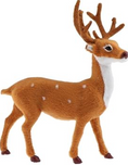 Load image into Gallery viewer, Christmas Realistic Stuffed Elk
