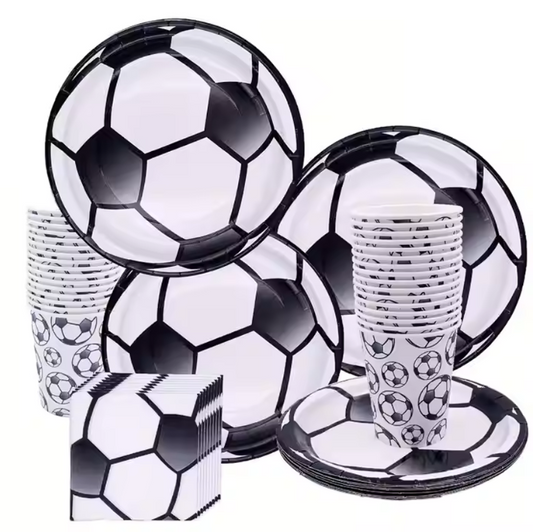 Football Theme Party Tableware Set