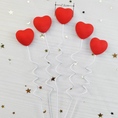 Load image into Gallery viewer, Heart Shaped Cup Cake Topper 5pcs per Set

