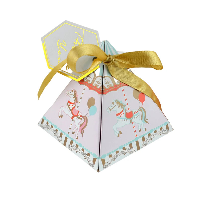 Carousel Theme Party Favor Boxes Set