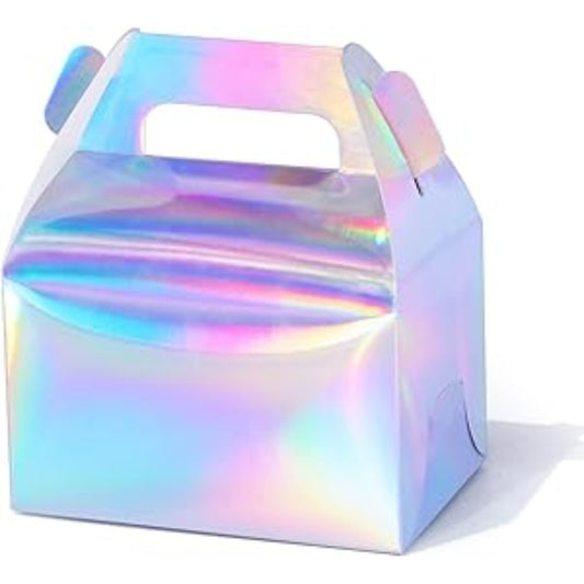 Silver Iridescent Gift Boxes Set 16.5x9x8cm
